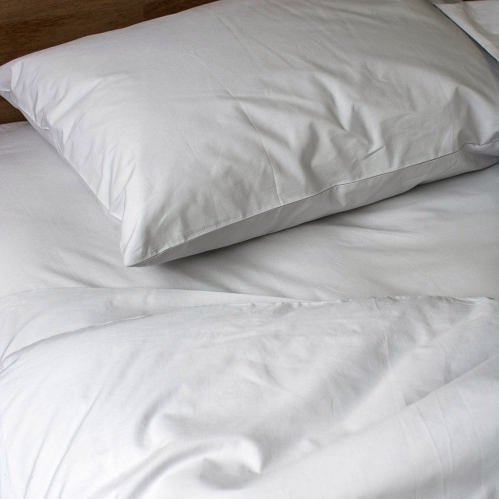 Thicker Cotton Percale Pillowcases Ash Grey