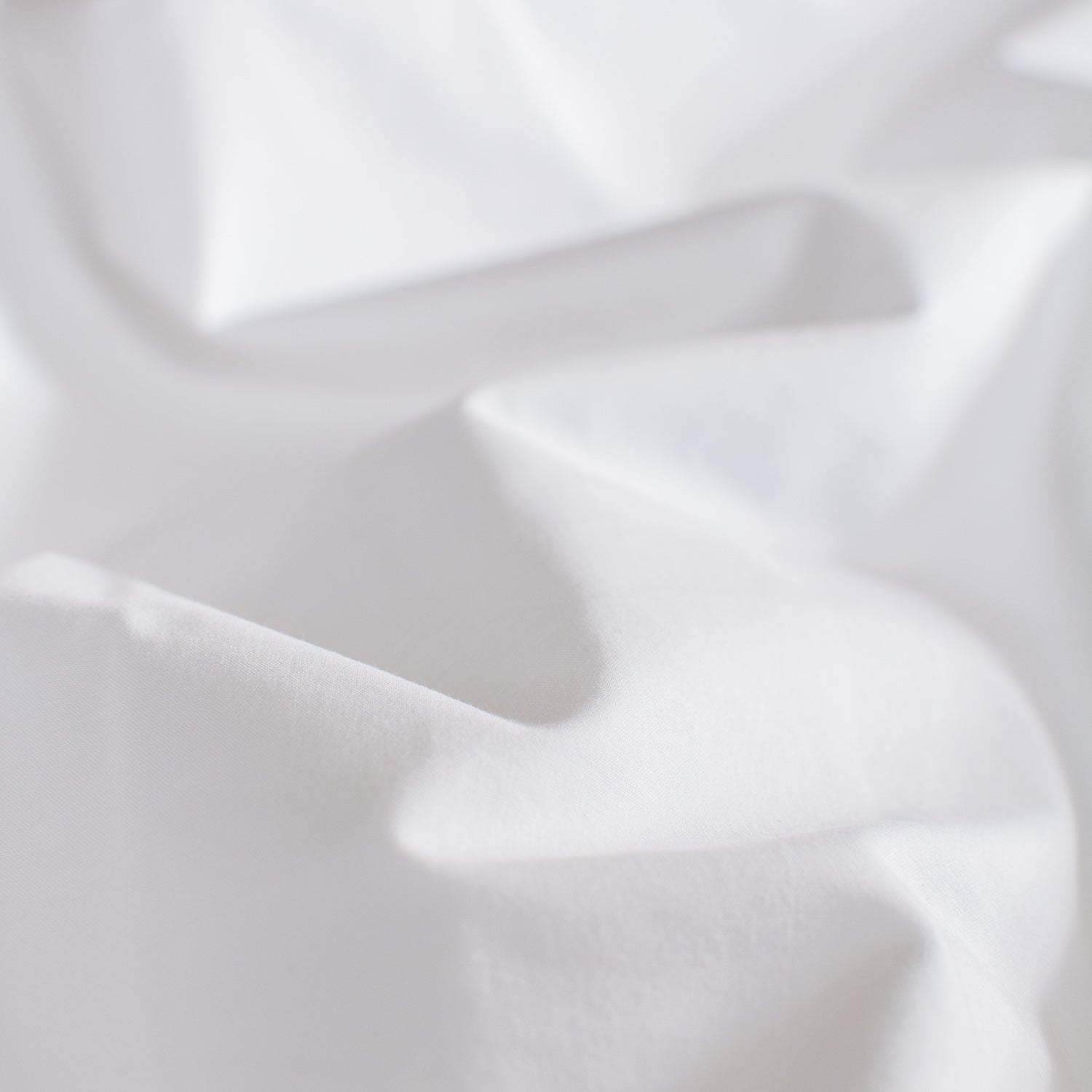 Thicker cotton percale flat sheet White