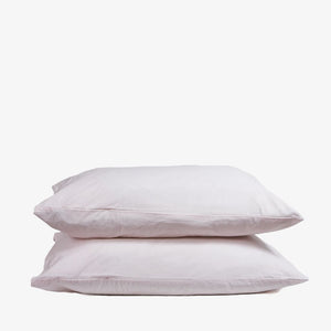 Heavyweight Cotton Percale Pillowcase Set Wildflower Pink